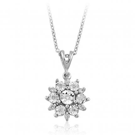 0.10 ct. Pırlanta Fantazi Kolye